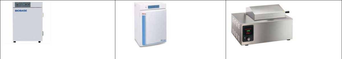 General Biology & Microbiology Labs equipment